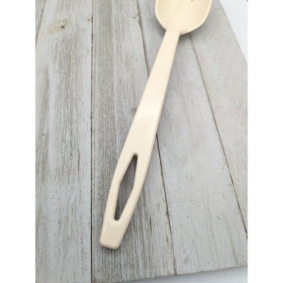 Tailor Made Products Almond Nylon Plastic Slotted Spoon Fork Spork 11 1/2" - Picture 3 of 8